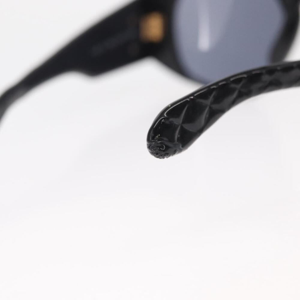 CHANEL COCO Mark Sunglasses plastic Black CC Auth 157822 - Picture 7 of 13